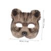 Abaodam 2pcs Fox Masquerade Masks Soft Furry Animal Party Cosplay Mask with Elastic Band for Halloween Costume Comfortable Fit Lightweight Design view 4