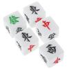 BESPORTBLE 5pcs Acrylic Mahjong Dice Portable Lightweight Wind Direction Dice for Home Board Games Party Use Gaming Accessories view 1
