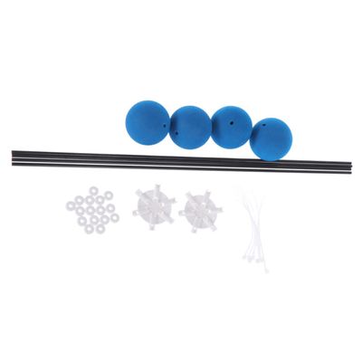 Beaupretty Rc Helicopter Training Gear Kit with Carbon Fiber Rods and Protective Sponge Balls Blue for Crash Prevention and Balanced Suitable for Beginners and Experts