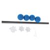 Beaupretty Rc Helicopter Training Gear Kit with Carbon Fiber Rods and Protective Sponge Balls Blue for Crash Prevention and Balanced Suitable for Beginners and Experts view 1