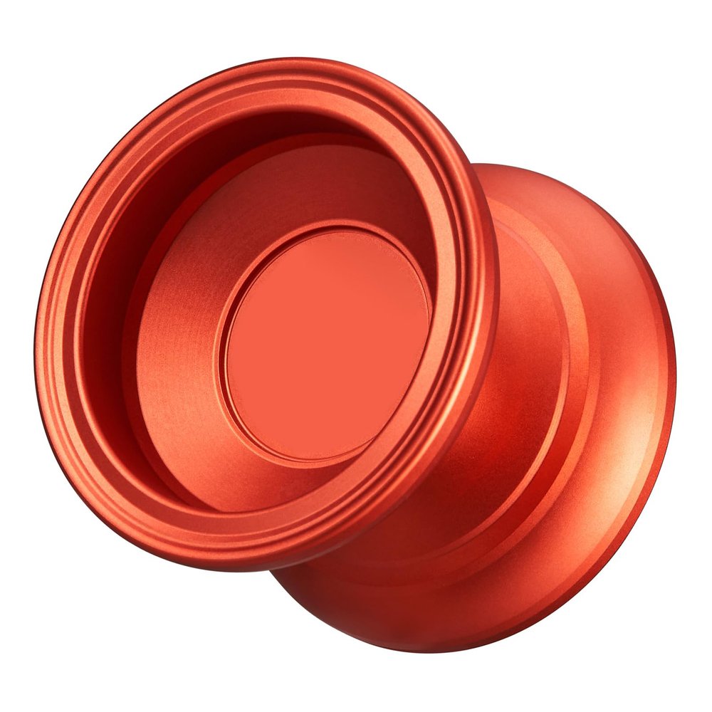 Y03 Professional Yoyo Alloy 8 Ball U Bearing Lightweighted Yoyo for Amateurs Beginners Professional Players Gift for Kids Boys (Orange)