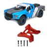 1/10 RC Front Shock Tower Aluminium Alloy Damper Shock Absorber Board for Losi Baja Rey RC Cars (Red) view 4