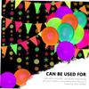 BESPORTBLE 100pcs Neon Glow Balloons Latex Luminous Glow Dark Party Decorations for Weddings Birthdays Graduations Showers Indoor Outdoor Use view 4