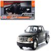 2001 F-150 Glossy Black 1:24 Scale Pickup Truck Die-cast Model Car by Motormax 73284 view 1