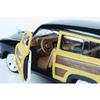 1949 Woody Wagon 1:24 Scale Diecast Model by Motormax Black and Brown 73260AC-BK view 4
