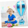 Unomor 10pcs Blue Hot Air Balloon Foil Balloons for Birthday Party Decorations for Photo Backdrop and Celebration Events view 3