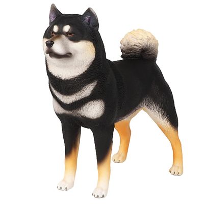 Healifty Realistic Plastic Dog Figurine Decorative Animal Model for Sturdy Standing Desktop Ornament High Grade Material Dog Decoration for Home and Office