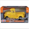 1957 3100 Pickup -1:24 Scale Diecast Model Truck by Motormax (Yellow) view 1