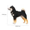 Abaodam Realistic Dog Statue Plastic Figurine Home Animal Decoration for Indoor Garden Gift with Craftsmanship and Lightweight Design view 2