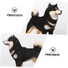 Abaodam Realistic Dog Statue Plastic Figurine Home Animal Decoration for Indoor Garden Gift with Craftsmanship and Lightweight Design view 4