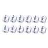 Beaupretty 12pcs Fractional Dice Educational for Creative Arithmetic Dice for Math Learning Parent Interaction and Party Props White Color Classroom Teaching Tool view 1