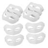 Abaodam 10pcs DIY Blank Paper Masks for Masquerade Cosplay Party Unpainted Lightweight Craft Masks for Art Decoration and Festival Creative Painting view 1