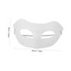 Abaodam 10pcs DIY Blank Paper Masks for Masquerade Cosplay Party Unpainted Lightweight Craft Masks for Art Decoration and Festival Creative Painting view 2