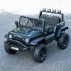 12V 7AH 4WD Kids Ride-On Truck, Electric Off-Road Car with Remote & Pedal Control, LED Lights, Music, USB, Safety Belt, 4-Wheel Suspension, Adjustable Speeds, Outdoor Gift for Boys Girls, Black view 3