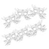 Beaupretty 6pcs DIY Blank Paper Masks for Painting Unpainted Half Face Craft Masks with Elastic Bands Safe Pulp Material for Creative Art Projects Halloween and Party Decor view 1