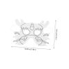 Beaupretty 6pcs DIY Blank Paper Masks for Painting Unpainted Half Face Craft Masks with Elastic Bands Safe Pulp Material for Creative Art Projects Halloween and Party Decor view 3