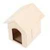 Abaodam Miniature Dog House Model Small Dollhouse Adornment Smooth Surface Decorative for Role Play and Photo Props view 1