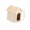 Abaodam Miniature Dog House Model Small Dollhouse Adornment Smooth Surface Decorative for Role Play and Photo Props view 2