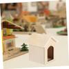 Abaodam Miniature Dog House Model Small Dollhouse Adornment Smooth Surface Decorative for Role Play and Photo Props view 4