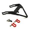 For Wrangler For Axial For SCX10 90047 1/10 RC Crawler Car Metal Front Bumper With Tow Shackles Upgrade Parts RC Parts(Size2) view 3
