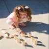 Eichhorn Throwing Game Sticks - 13 Colourful Wooden Building Blocks Made of Pine Wood - for Children from 3 Years - Indoor & Outdoor Wooden Throwing Game view 3