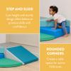 Back2School Express Little Haven Twist Step & Slide Corner Climber, Soft Play, Contemporary, 5-Piece view 4