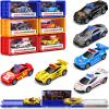 6 Pack Pull Back Race Cars Toy Set, Friction Powered Launching Cars for Kids Ages 3+, Mini Die-Cast Toy Cars Bulk for Toddlers 2-4, Small Toy Cars with Race Track Playmat, Party Favors, Birthday Gifts view 1
