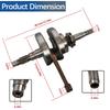 Crankshaft Replacement for 13200-016-0000 503-00993 132000160000 Replacement for HiSun750 view 4
