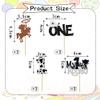 12 Pcs Cowboy "One" Cupcake Toppers, Western Cowboy Style Cake Decorations for Kids' 1st Birthday Parties,Dessert Table Cupcake Decor Supplies view 4