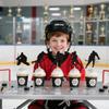 12-Piece Black Glitter Hockey Players Cupcake Toppers - Ice Hockey Sports Theme CupCake Decorations, Boys & Girls Birthday Party Cupcake Decor Supplies view 2