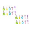 Abaodam 4 Sets Cartoon Tool Erasers for Portable Lightweight Stationery with Lovely Repair Pliers Design and Easy to Use for School Classroom and Gift Collections Random Color view 1