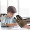 BESPORTBLE 2pcs Dinosaur Claws Realistic Soft Performance Gloves for Interactive Cosplay and Storytelling Green Claw Hand Puppets for Boys view 2