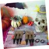 BESPORTBLE 2pcs Dinosaur Claws Realistic Soft Performance Gloves for Interactive Cosplay and Storytelling Green Claw Hand Puppets for Boys view 3