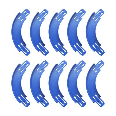 Racetrack Connectors Compatible with Hot Wheels,90 Degree Banked Turn,10 PacksUpgrade Edition (Blue)