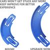 Racetrack Connectors Compatible with Hot Wheels,90 Degree Banked Turn,10 PacksUpgrade Edition (Blue) view 2