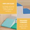 Back2School Express Little Haven Step & Slide Corner Climber, Indoor Playset, Contemporary, 4-Piece view 4