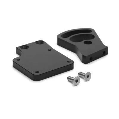 RC Parts For Traxxas For E-Revo For Revo 7075 2.5/3.3 Aluminum Alloy Engine Bracket For Seat Kit RC Car Metal Upgrade Replacements Accessories(Black)