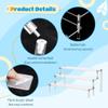 3-Tier Acrylic Display Shelf for Figures, Makeup, Cupcakes, Perfume & More  Large Riser Stand for Countertops and Tables view 2