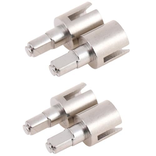2pcs/4pcs Steel Drive Cup C 02032 for 1/10 HSP Redcat Volcano EPX Pro Monster Truck Replacement Parts(4pcs Silver)