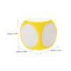 BESPORTBLE Large Erasable Dice Portable Blank Foam Cube for DIY Games Party Teaching Aid Educational Tool for Handwriting Drawing and Classroom Activities view 2