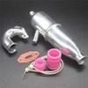 High-Performance Aluminum Exhaust Pipe Set for 1:10 Nitro Buggy Model Cars - Upgrade Parts for HSP 94188/94122/94166(Choose 1) view 1