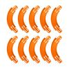 Racetrack Connectors Compatible with Hot Wheels,90 Degree Banked Turn,10 PacksUpgrade Edition (Orange) view 1