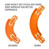 Racetrack Connectors Compatible with Hot Wheels,90 Degree Banked Turn,10 PacksUpgrade Edition (Orange) view 2