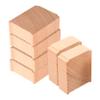 DECHOUS 6pcs Wooden Train Track Bridge Supports Elevated Risers for Railway Fine Motor Skill Development Compatible with Major Wooden Train Accessories view 1