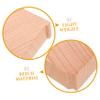 DECHOUS 6pcs Wooden Train Track Bridge Supports Elevated Risers for Railway Fine Motor Skill Development Compatible with Major Wooden Train Accessories view 4