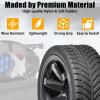 4PCS 1/10 RC On Road Tires and Wheels, Soft Rubber Touring Tires Foam Insert and Nylon Wheels with 12mm Hex Fits for 1/10 Tamiya HPS HPI KYOSHO Traxxas XV02 XV01 TT01 TT02 PTG2 A959 (G-Black) view 3