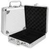 TOYANDONA Large Capacity Alloy Poker Chip Case with Handle Aluminum Carrying Case for Poker Cards Storage Portable for and Blackjack view 1