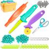 Cardboard Tools for Kids 98 Pcs, Resuable Cardboard Construction Tools with Cutter for Family & Classrom Activities, STEM Educational Construction Building Kit Toys for Boys & Girls Ages 5+ (98 PCS) view 1