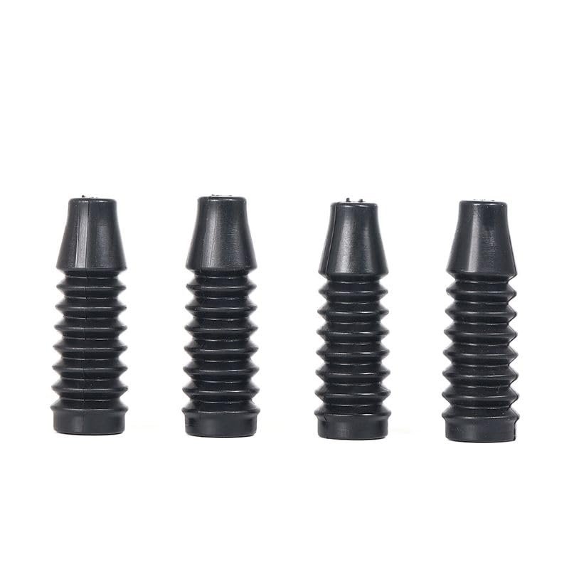 4 Pieces Dustproof Shock Absorber Covers for 1/8 & 1/10 RC Racing Cars - Premium Protection Spare Parts(48mm)
