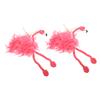 minkissy 2pcs Plush Flamingo Marionette Puppet Interactive String Animal Puppets Lightweight Wear Resistant Plush Vibrant Design for Adults Entertainment view 1